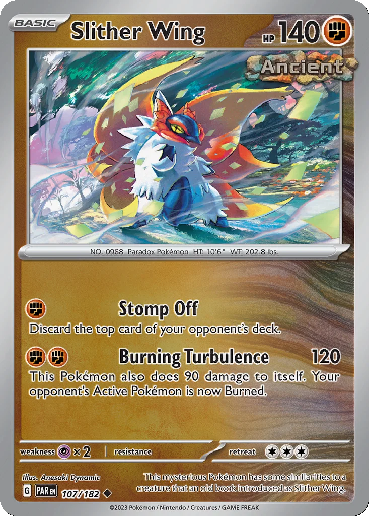 Slither Wing 107/182 Paradox Rift (Reverse holo)