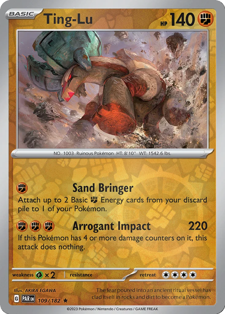 Ting-Lu 109/182 Paradox Rift (Reverse holo)