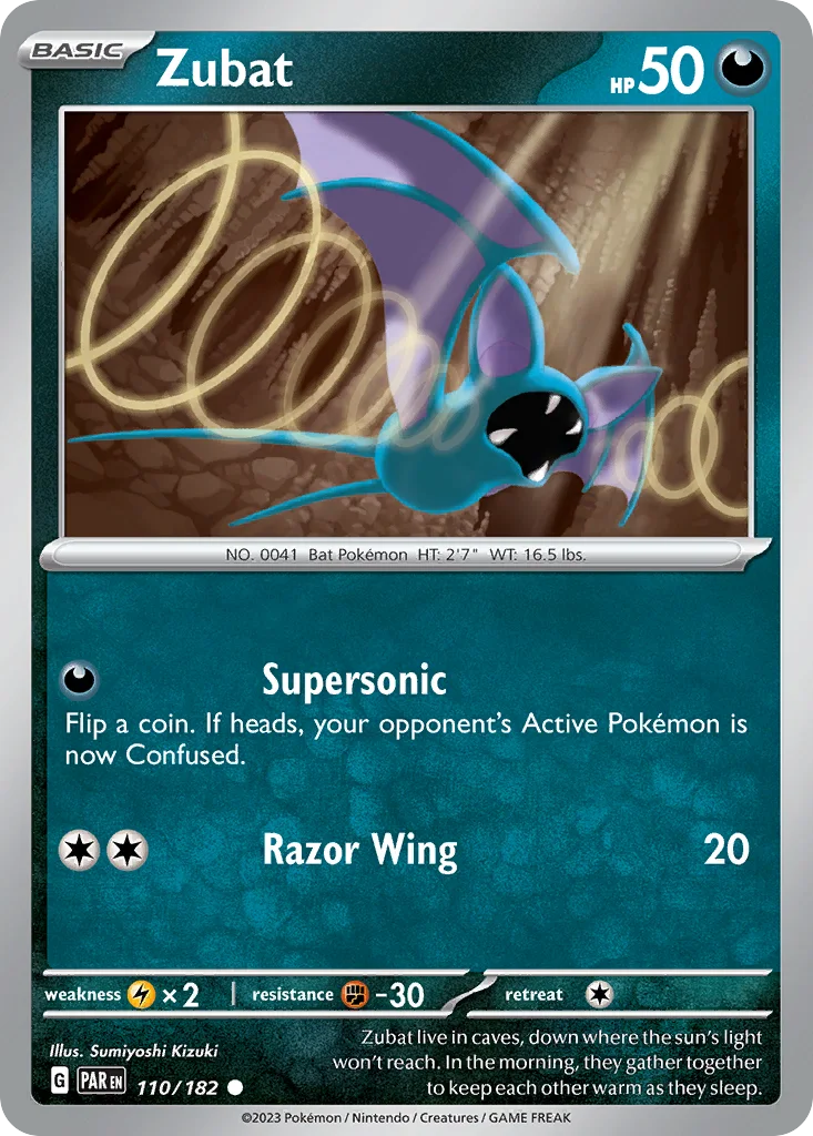 Zubat 110/182 Paradox Rift (Normal)