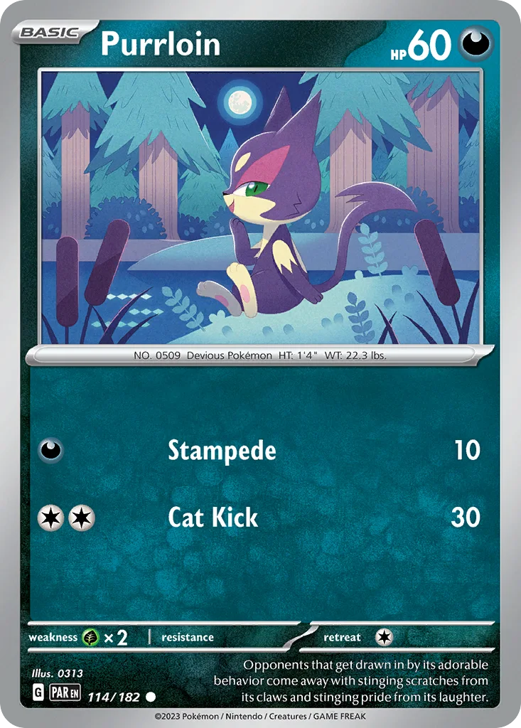 Purrloin 114/182 Paradox Rift (Normal)