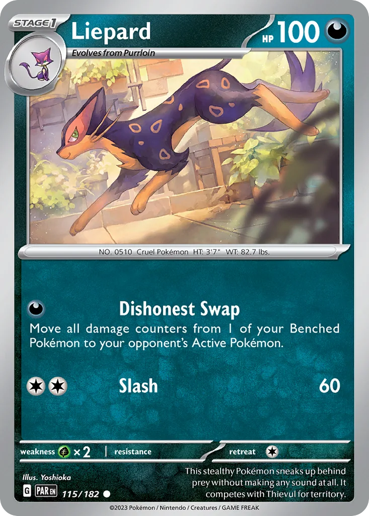 Liepard 115/182 Paradox Rift (Normal)