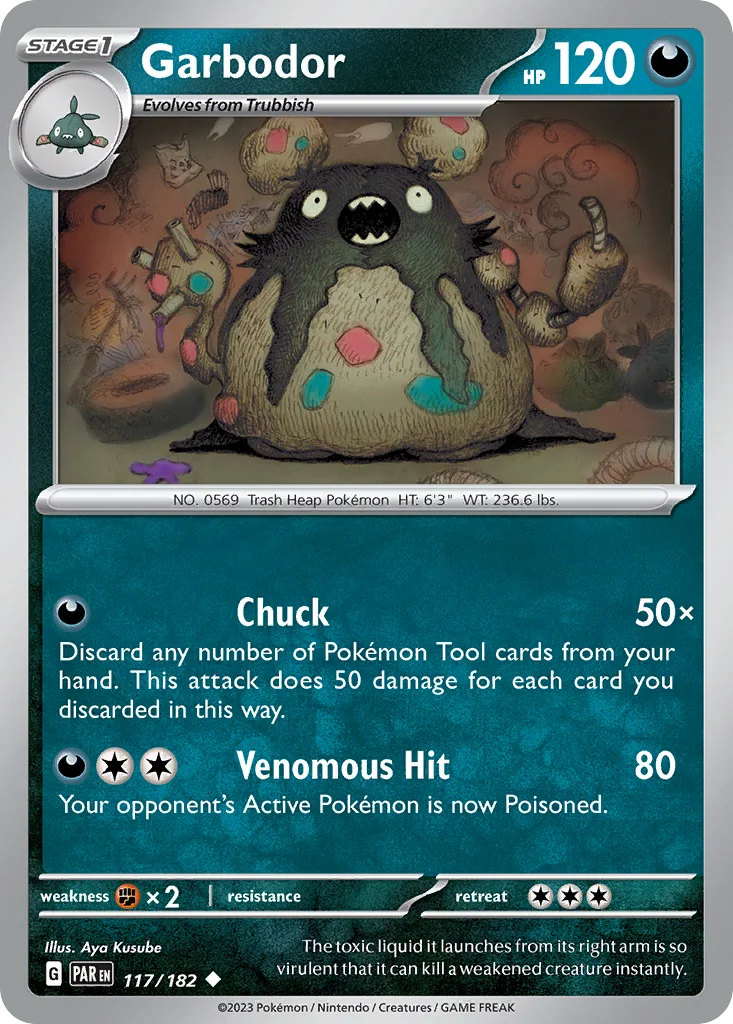 Garbodor 117/182 Paradox Rift (Normal)