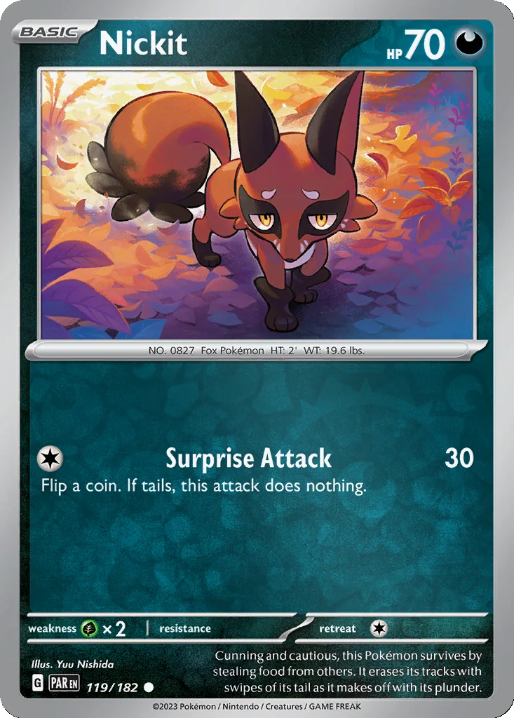 Nickit 119/182 Paradox Rift (Reverse holo)