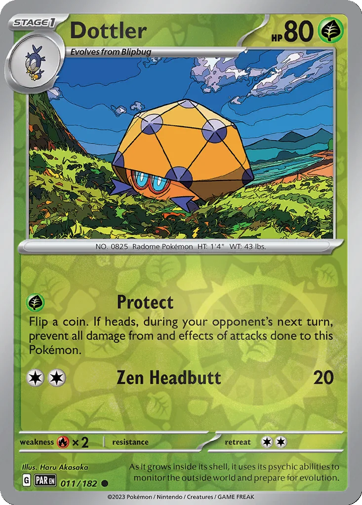 Dottler 011/182 Paradox Rift (Reverse holo)