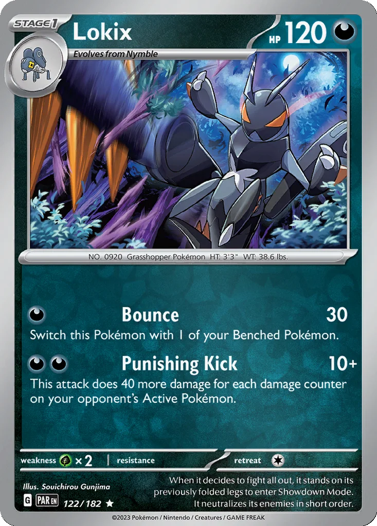 Lokix 122/182 Paradox Rift (Reverse holo)
