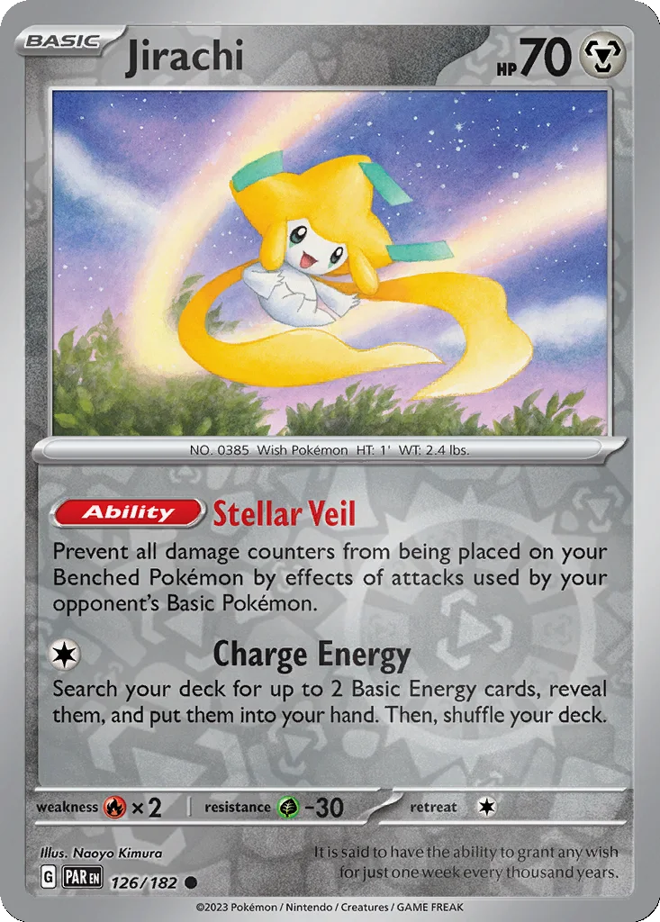 Jirachi 126/182 Paradox Rift (Reverse holo)