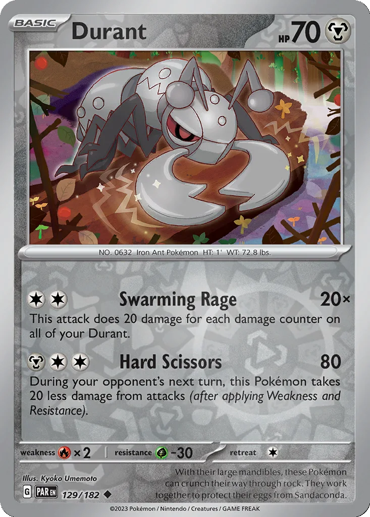 Durant 129/182 Paradox Rift (Reverse holo)