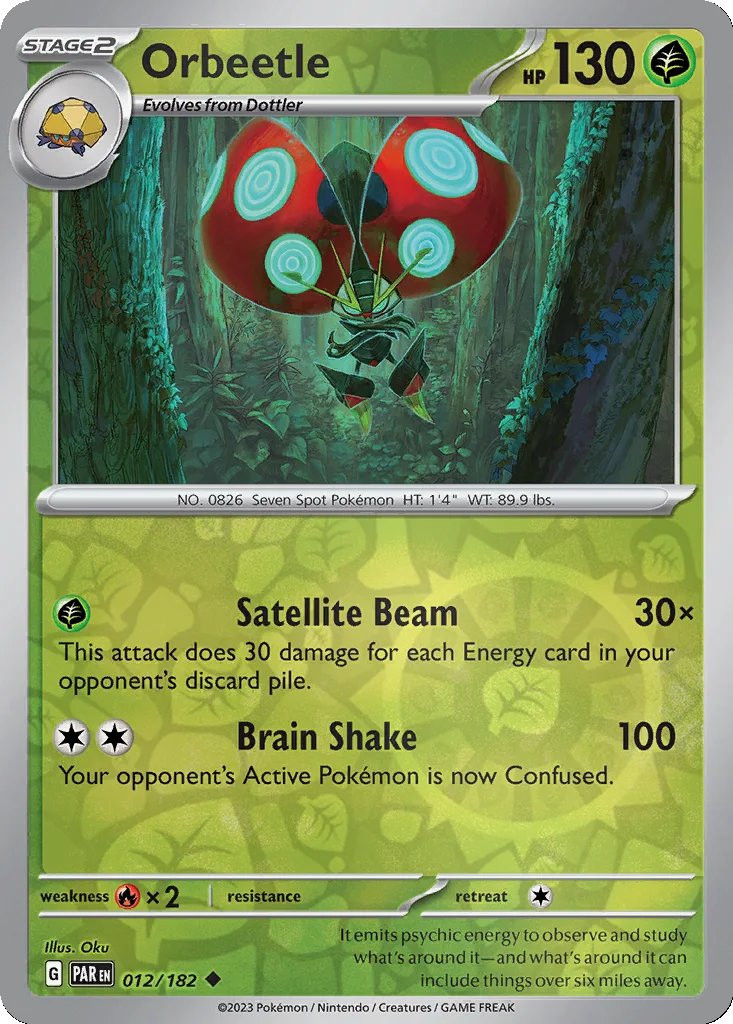 Orbeetle 012/182 Paradox Rift (Reverse holo)