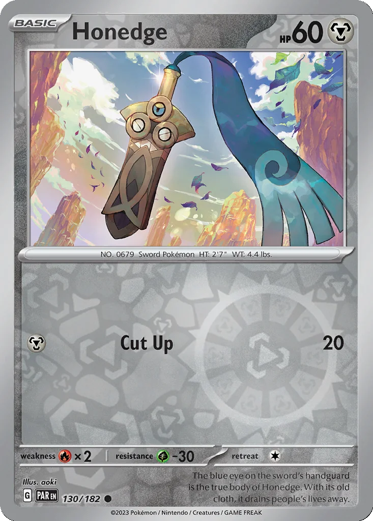 Honedge 130/182 Paradox Rift (Reverse holo)