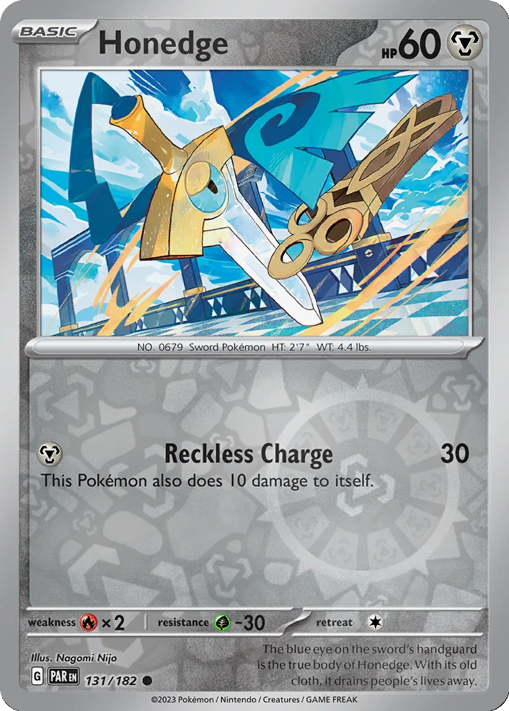 Honedge 131/182 Paradox Rift (Reverse holo)
