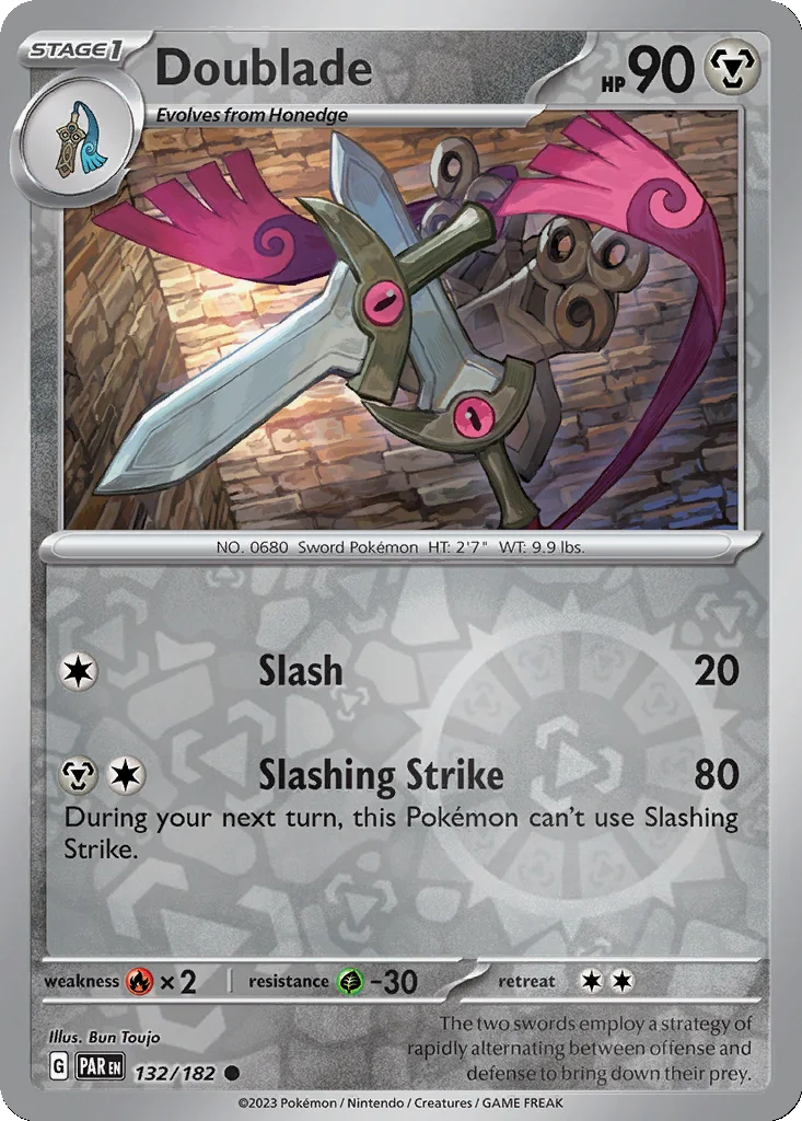 Doublade 132/182 Paradox Rift (Reverse holo)