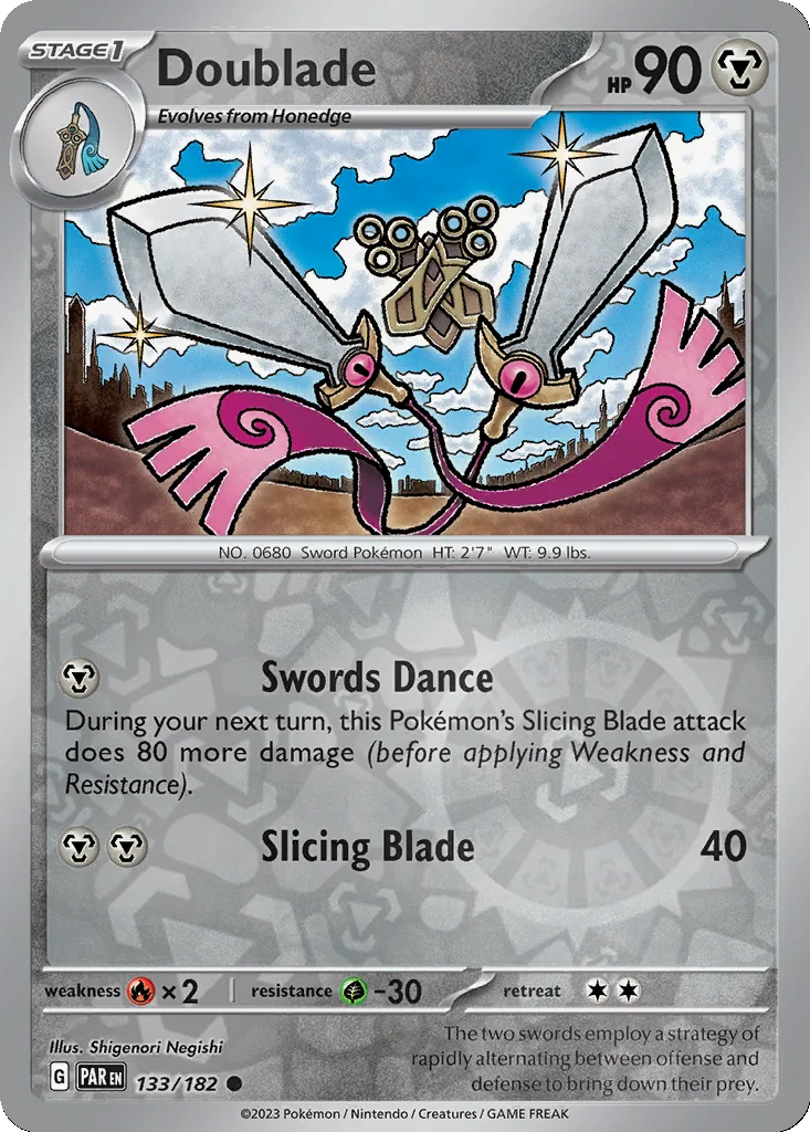 Doublade 133/182 Paradox Rift (Reverse holo)