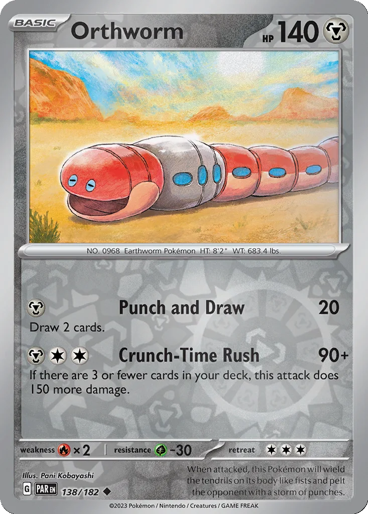 Orthworm 138/182 Paradox Rift (Reverse holo)