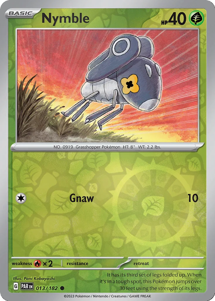 Nymble 013/182 Paradox Rift (Reverse holo)