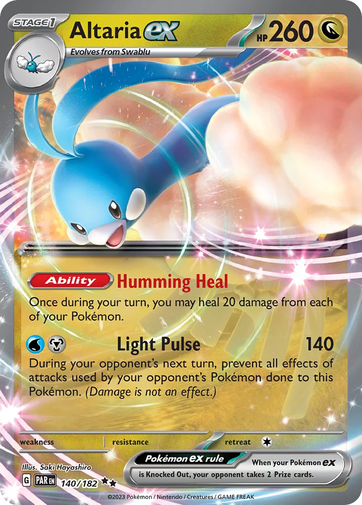 Altaria ex 140/182 Paradox Rift (Holo)