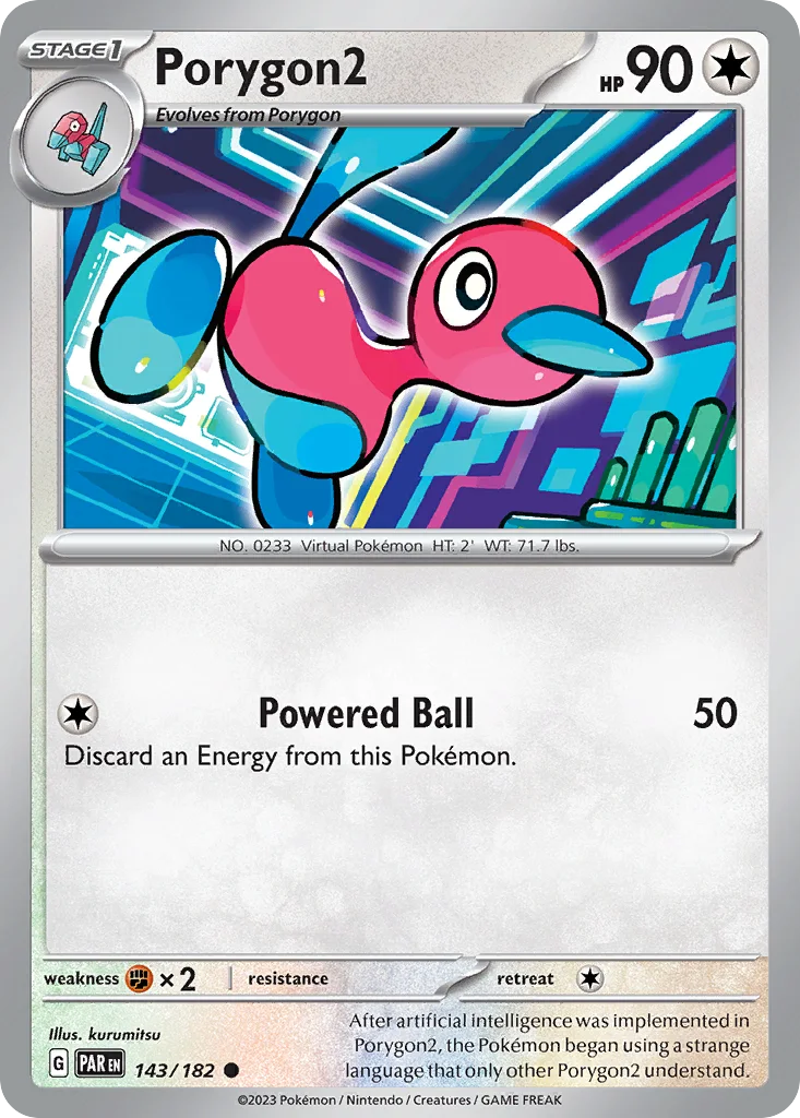 Porygon2 143/182 Paradox Rift (Normal)