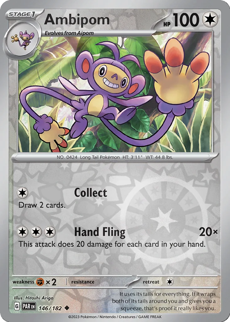 Ambipom 146/182 Paradox Rift (Reverse holo)