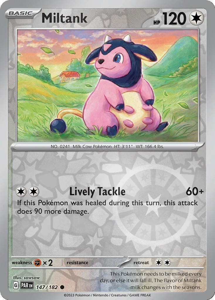 Miltank 147/182 Paradox Rift (Reverse holo)