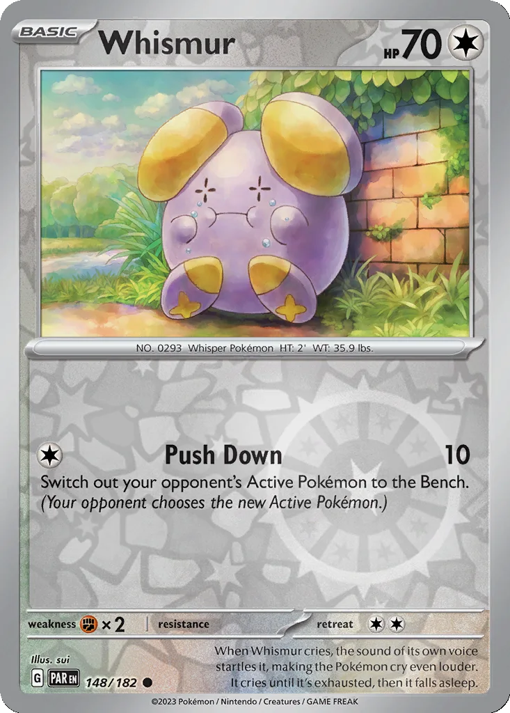 Whismur 148/182 Paradox Rift (Reverse holo)