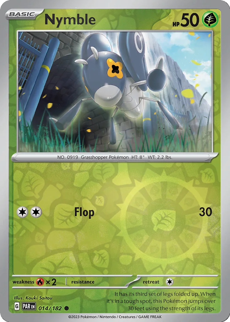 Nymble 014/182 Paradox Rift (Reverse holo)