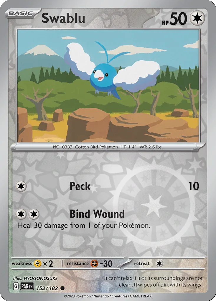 Swablu 152/182 Paradox Rift (Reverse holo)