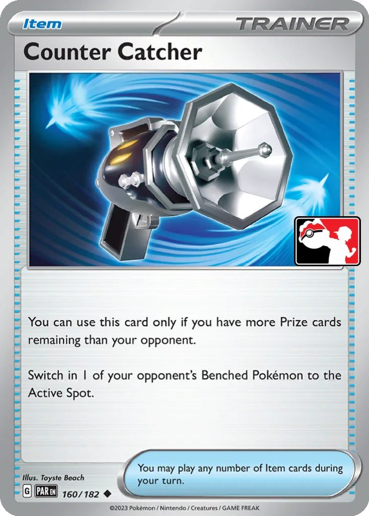 Counter Catcher 160/182 Paradox Rift (Play! Pokémon (Cosmos Holo))