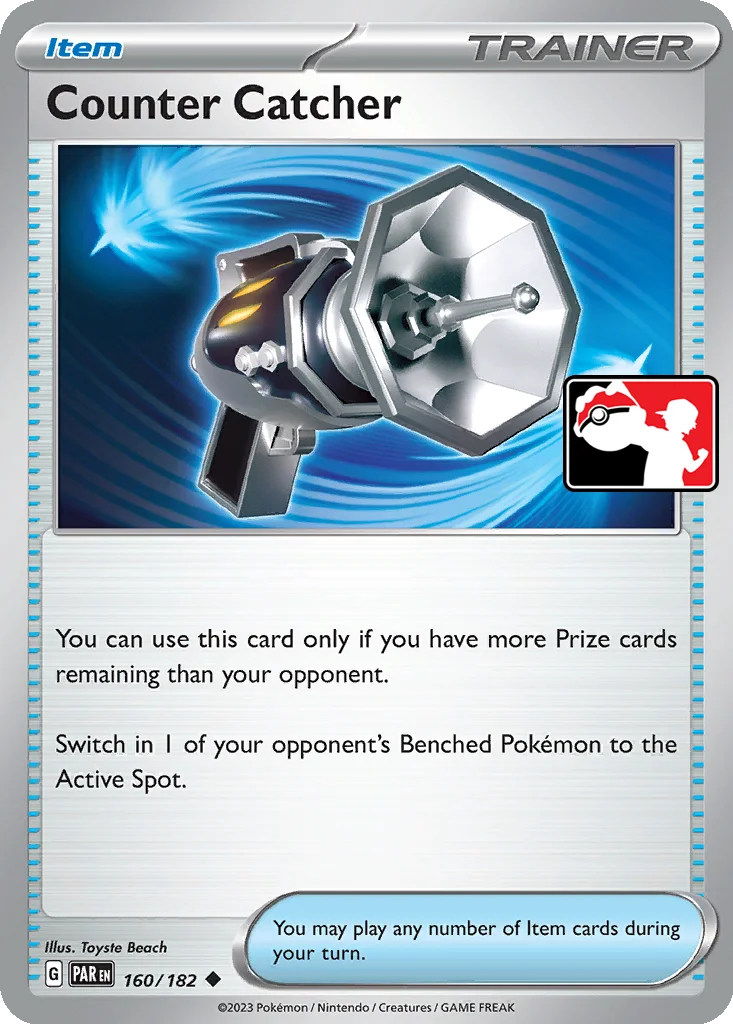 Counter Catcher 160/182 Paradox Rift (Play! Pokémon)