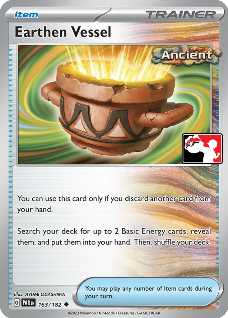 Earthen Vessel 163/182 Paradox Rift (Play! Pokémon (Cosmos Holo))