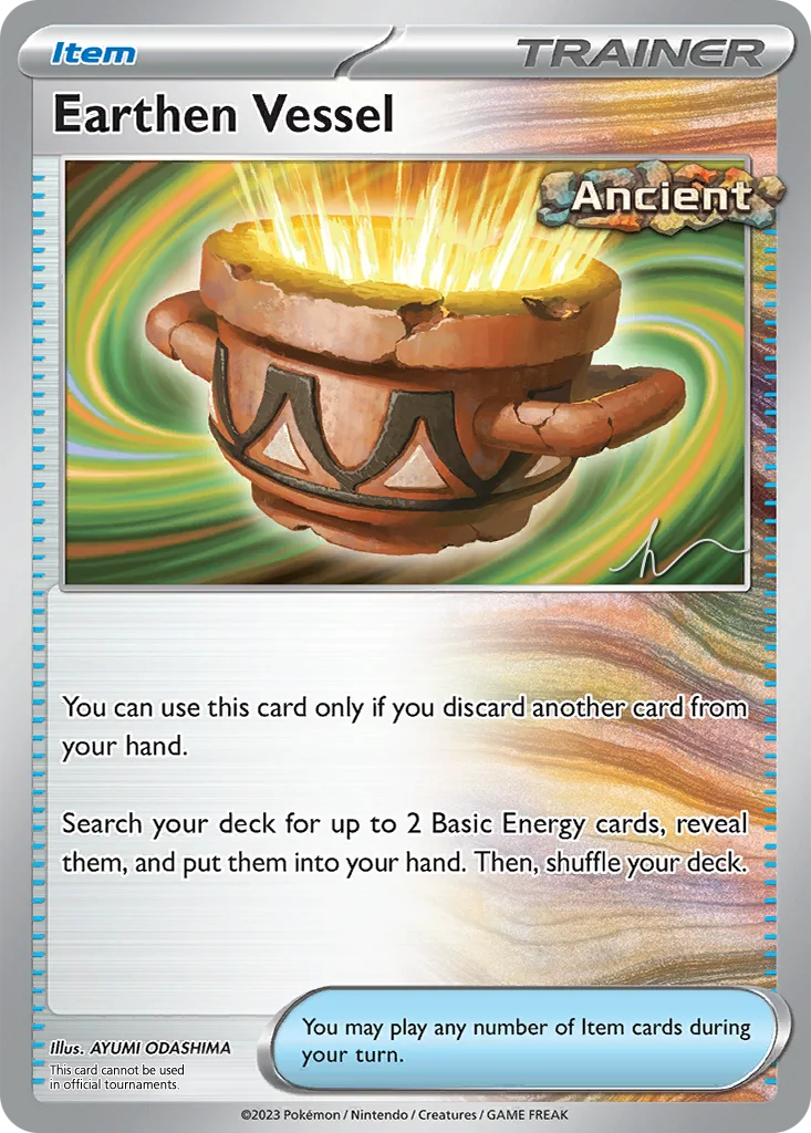 Earthen Vessel 163/182 Paradox Rift (World Championships Deck 2024: Crushing Thorn by Fernando Cifuentes)