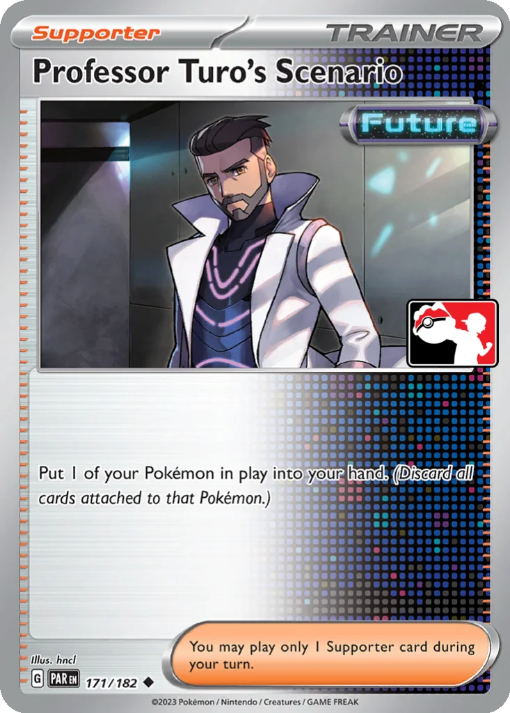 Professor Turo's Scenario 171/182 Paradox Rift (Play! Pokémon (Cosmos Holo))