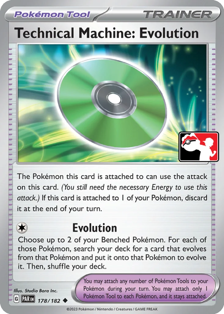 Technical Machine: Evolution 178/182 Paradox Rift (Play! Pokémon (Cosmos Holo))