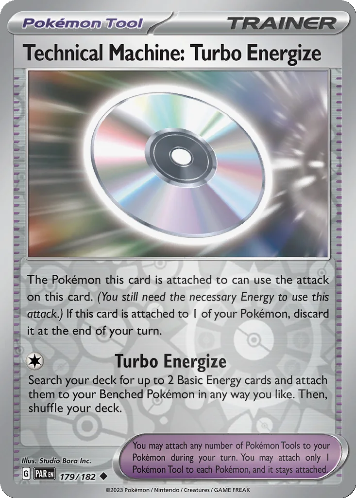 Technical Machine: Turbo Energize 179/182 Paradox Rift (Reverse holo)