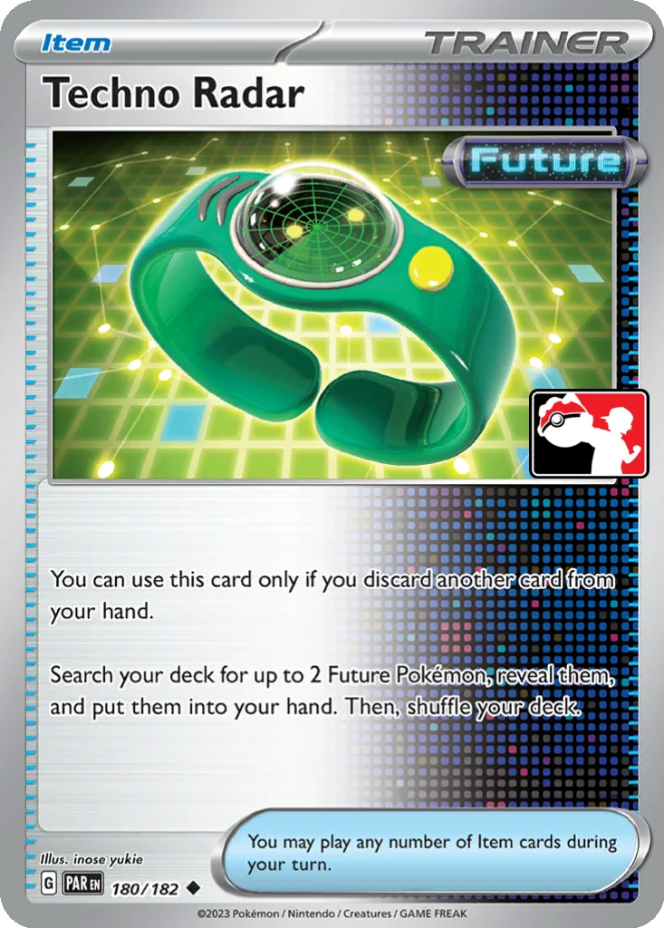 Techno Radar 180/182 Paradox Rift (Play! Pokémon (Cosmos Holo))