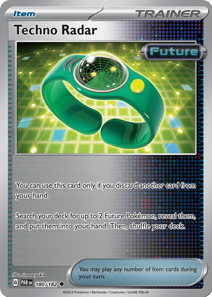 Techno Radar 180/182 Paradox Rift (Reverse holo)