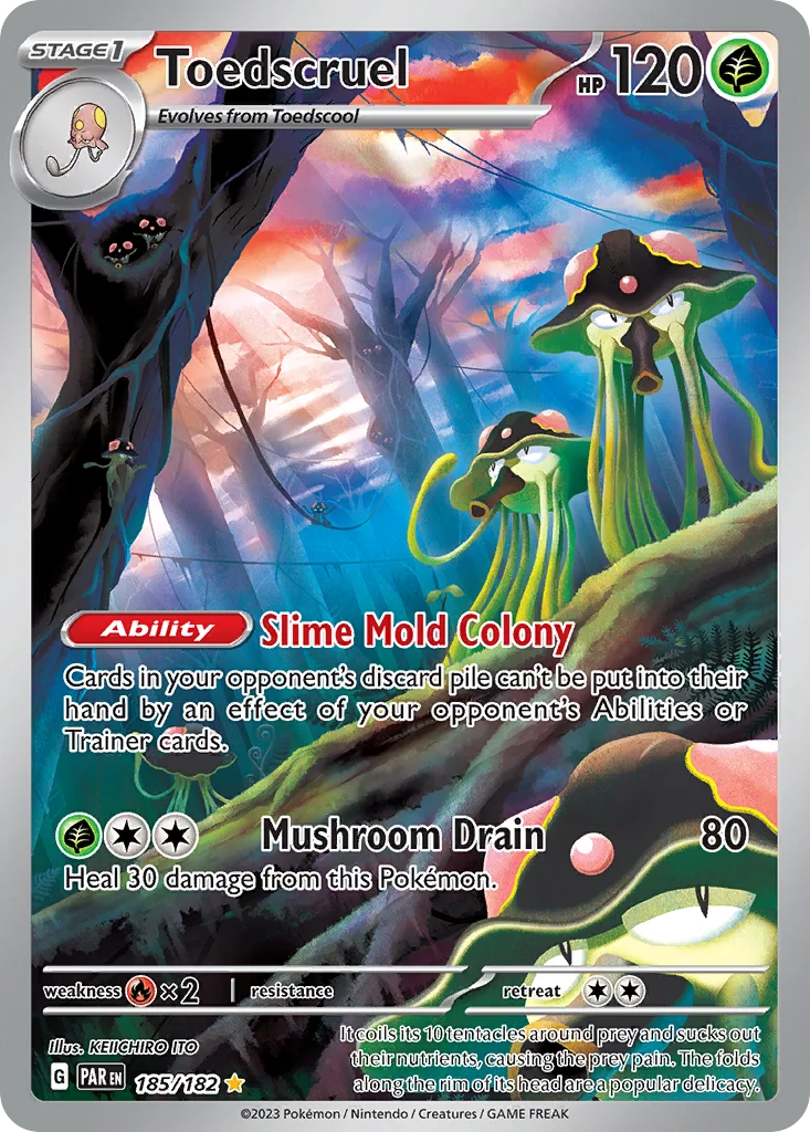 Toedscruel 185/182 Paradox Rift (Holo)