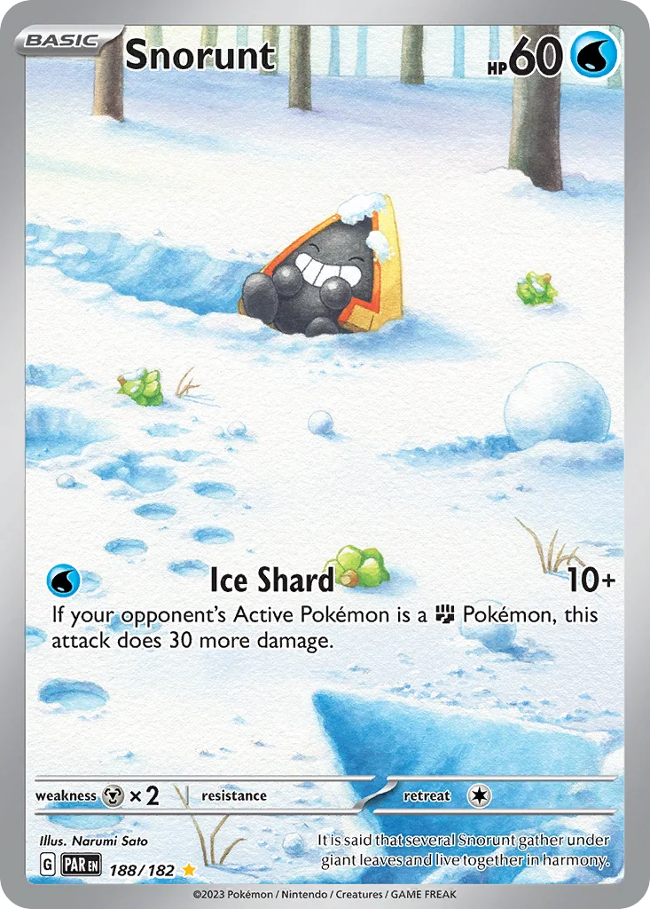 Snorunt 188/182 Paradox Rift (Holo)
