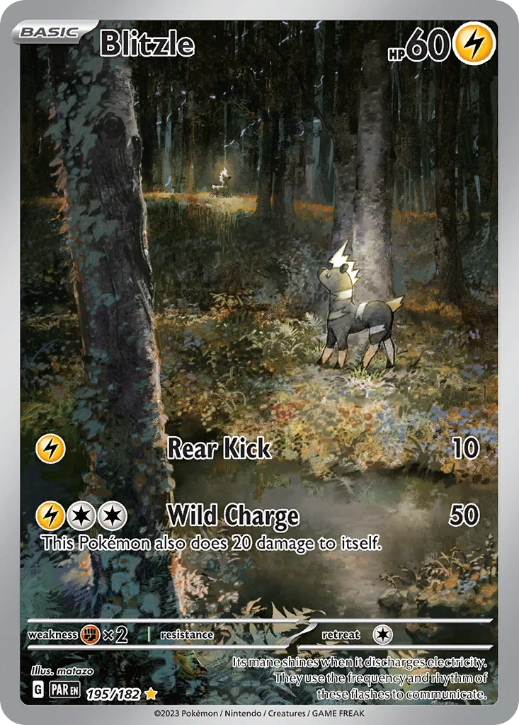 Blitzle 195/182 Paradox Rift (Holo)