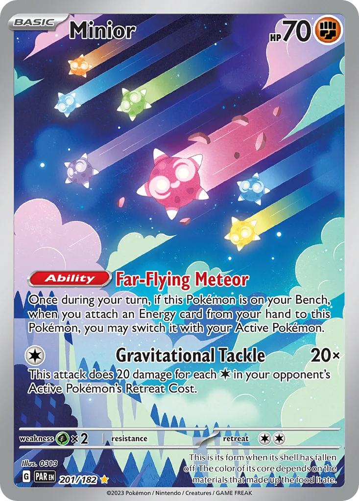 Minior 201/182 Paradox Rift (Holo)