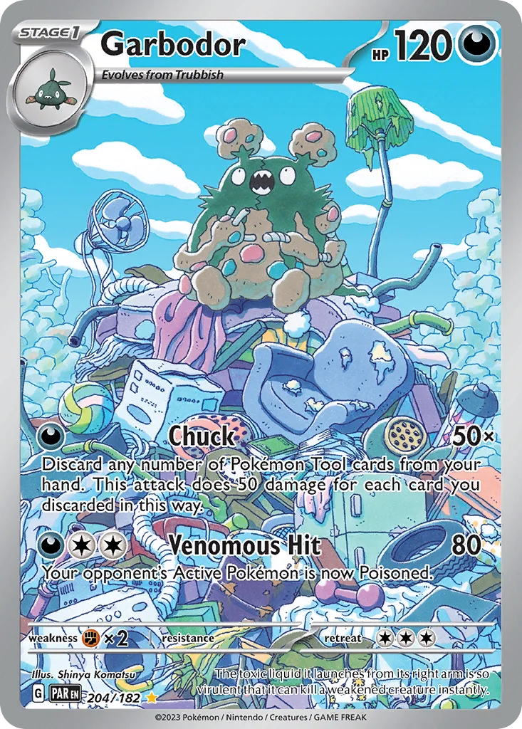 Garbodor 204/182 Paradox Rift (Holo)