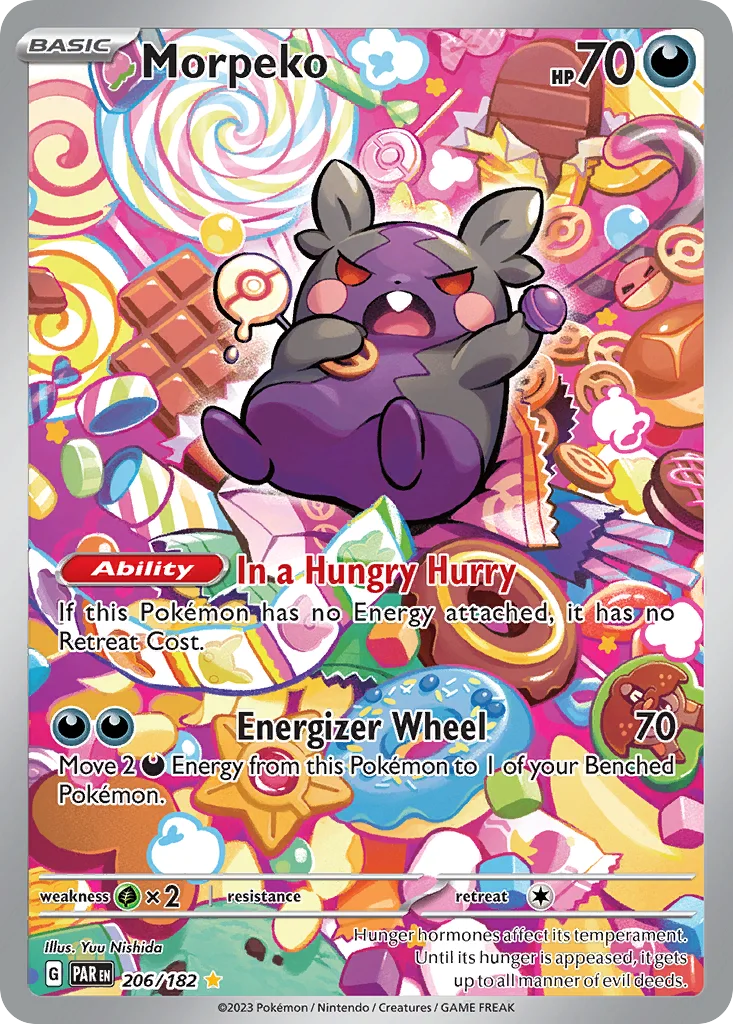 Morpeko 206/182 Paradox Rift (Holo)