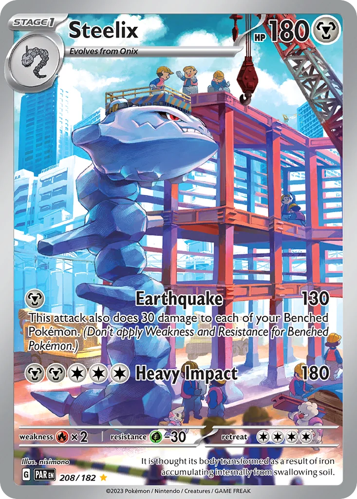 Steelix 208/182 Paradox Rift (Holo)
