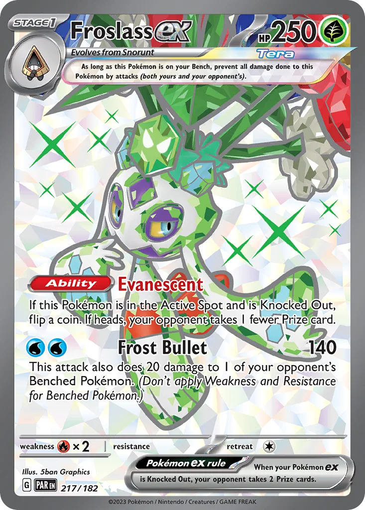Froslass ex 217/182 Paradox Rift (Holo)