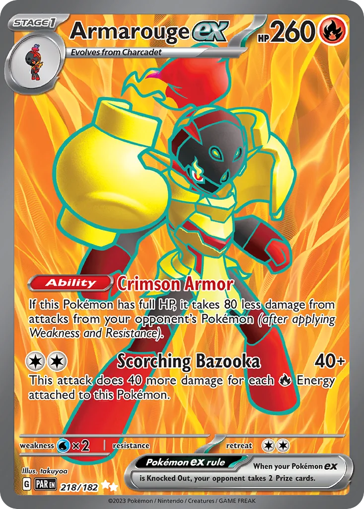Armarouge ex 218/182 Paradox Rift (Holo)
