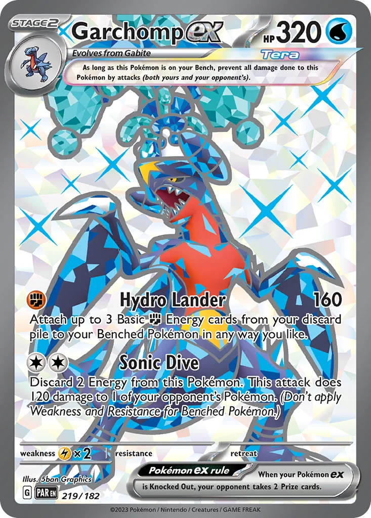 Garchomp ex 219/182 Paradox Rift (Holo)