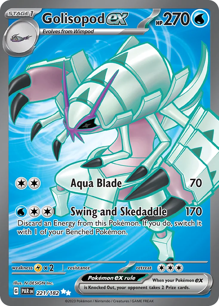 Golisopod ex 221/182 Paradox Rift (Holo)