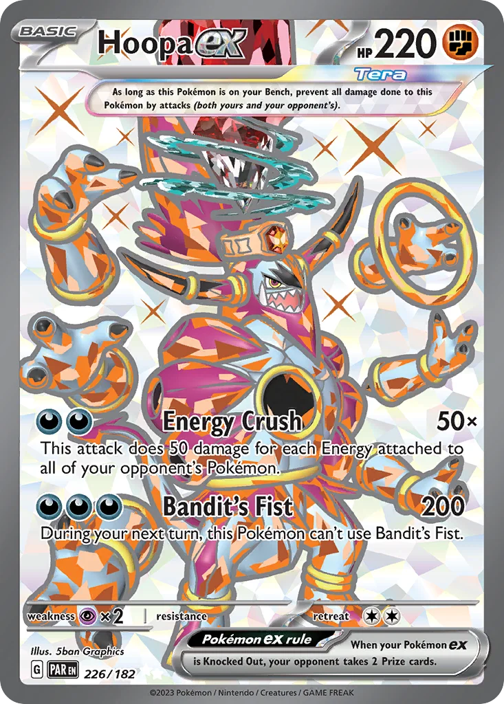 Hoopa ex 226/182 Paradox Rift (Holo)