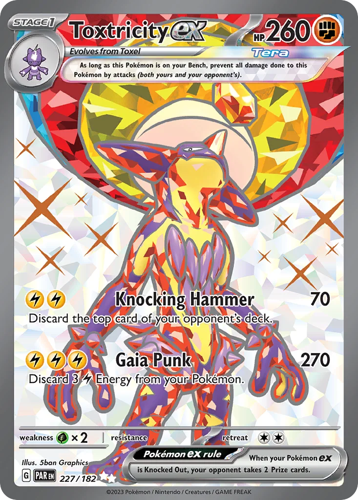 Toxtricity ex 227/182 Paradox Rift (Holo)