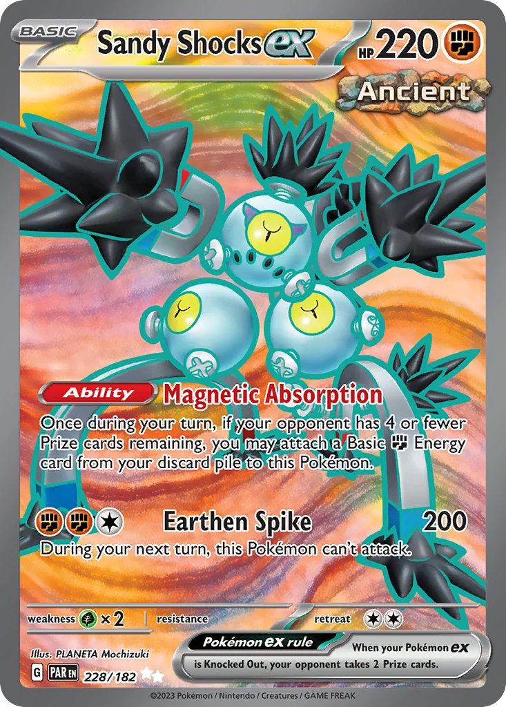 Sandy Shocks ex 228/182 Paradox Rift (Holo)
