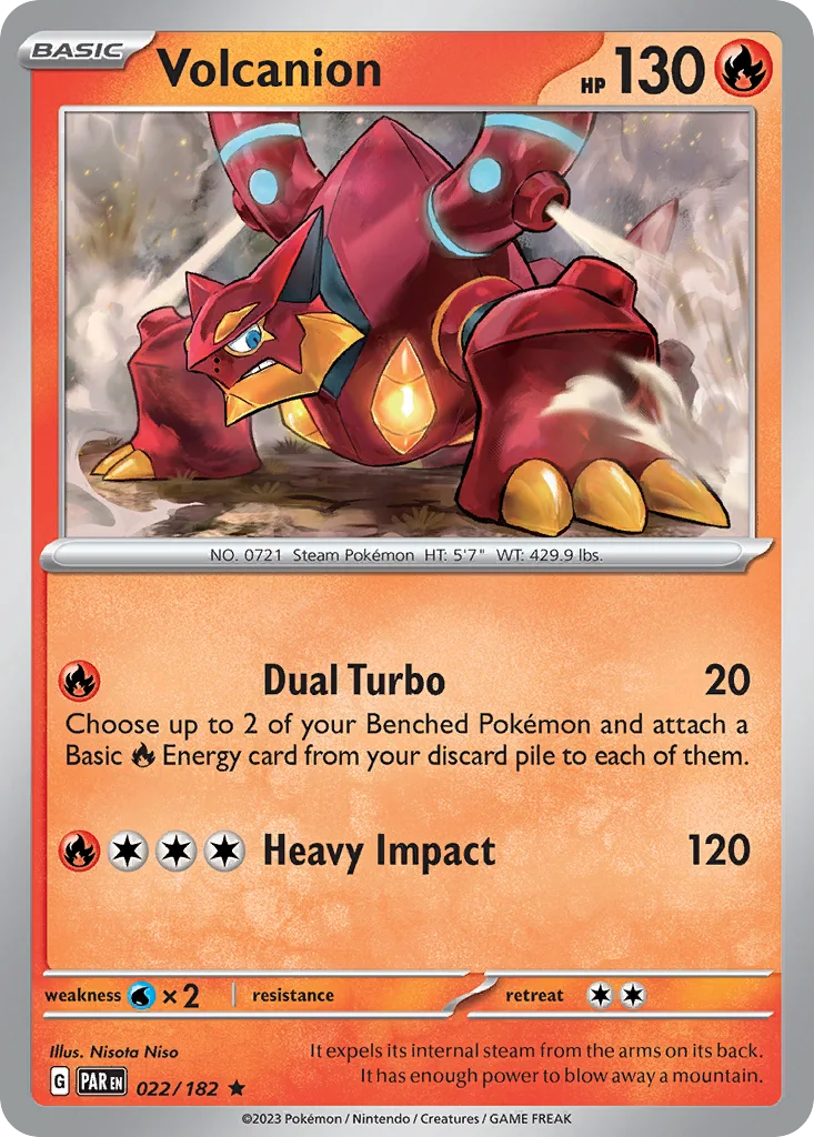 Volcanion 022/182 Paradox Rift (Holo)