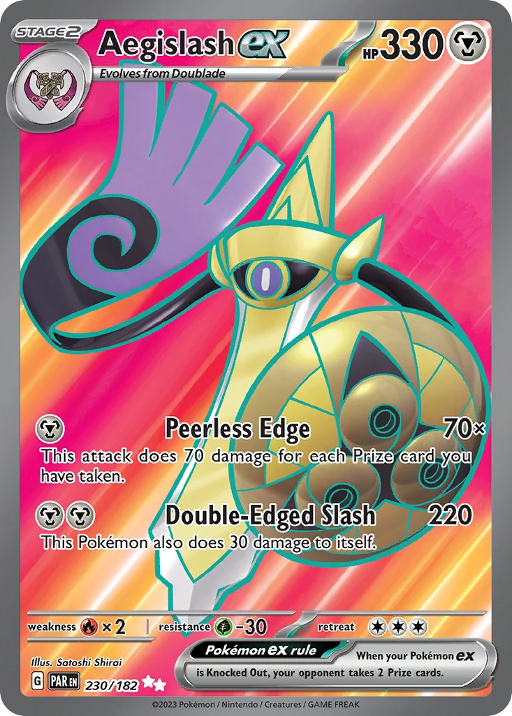 Aegislash ex 230/182 Paradox Rift (Holo)
